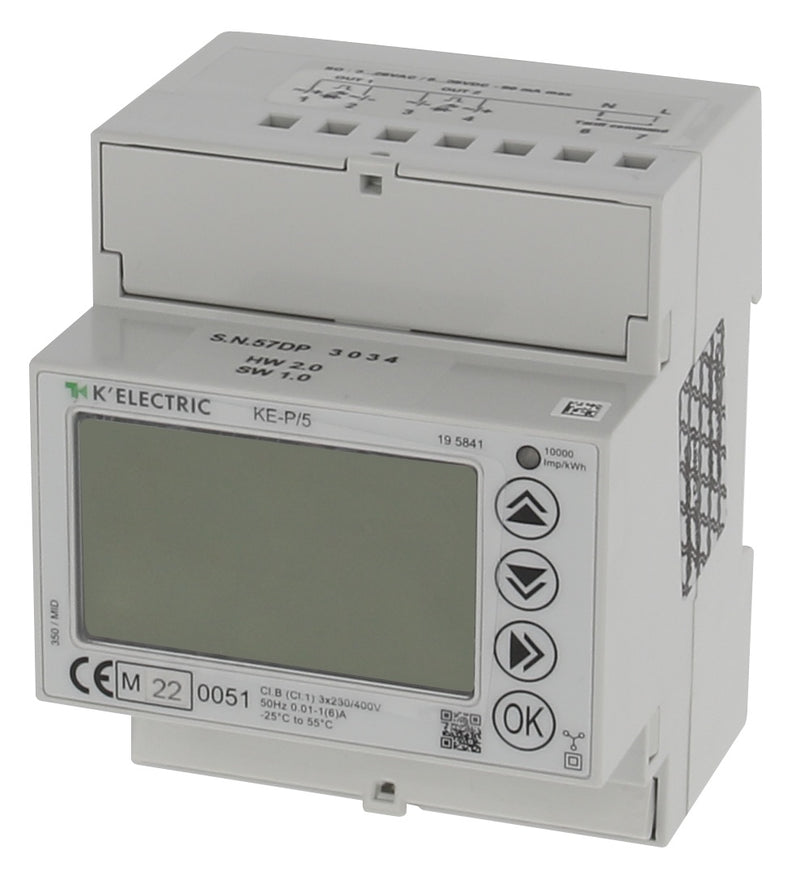 Elektronischer Wandlerzähler KE-P5 MID (S0)