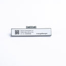 Steckbares Bezeichnungsschild "Nameplate “ ohne RFID Chip