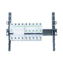 Modular plug-in DIN rail device carrier (without DIN rail devices)