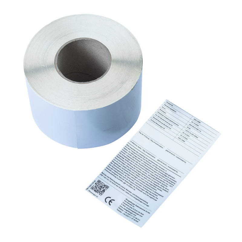 Special marking tape colour silver 104mm self-adhesive as accessory for printer tower