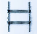 Modular plug-in DIN rail device carrier (without DIN rail devices)